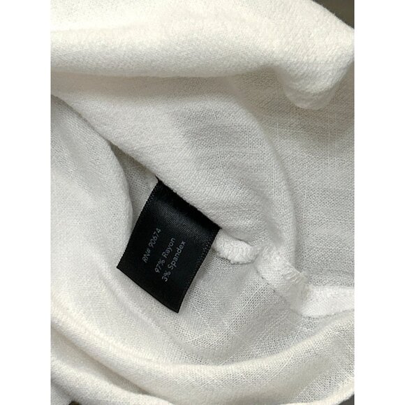 Boston Proper Womens White Button-Up Blouse Size M - Picture 7 of 7